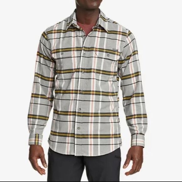 Eddie Bauer Other - EDDIE BAUER Plaid Check Long Sleeve Button Up Classic Fit Shirt Large Tall